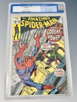 Marvel Comics : The Amazing Spider-Man issue 98, 15¢ cover, CGC Universal Grade 8.
