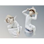 Two Lladro figures of children (2)