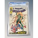 Marvel Comics : The Amazing Spider-Man issue 62 The Name of The Dame is Medusa!, 12¢ cover,