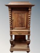 A 19th century sentry door cabinet,