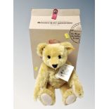 A Steiff 1909 Classic series teddy bear in box with tag