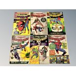 Marvel Comics : The Amazing Spider-Man issues 34, 35, 36, 37, 38, 12¢ covers,