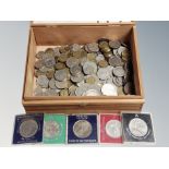 A quantity of crowns and other pre decimal coins