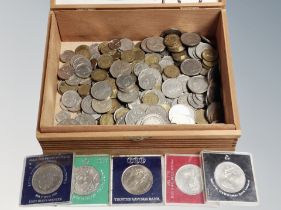A quantity of crowns and other pre decimal coins