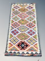 A Chobi kilim runner,