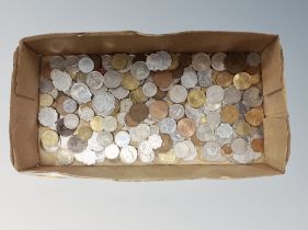 A box of world coins