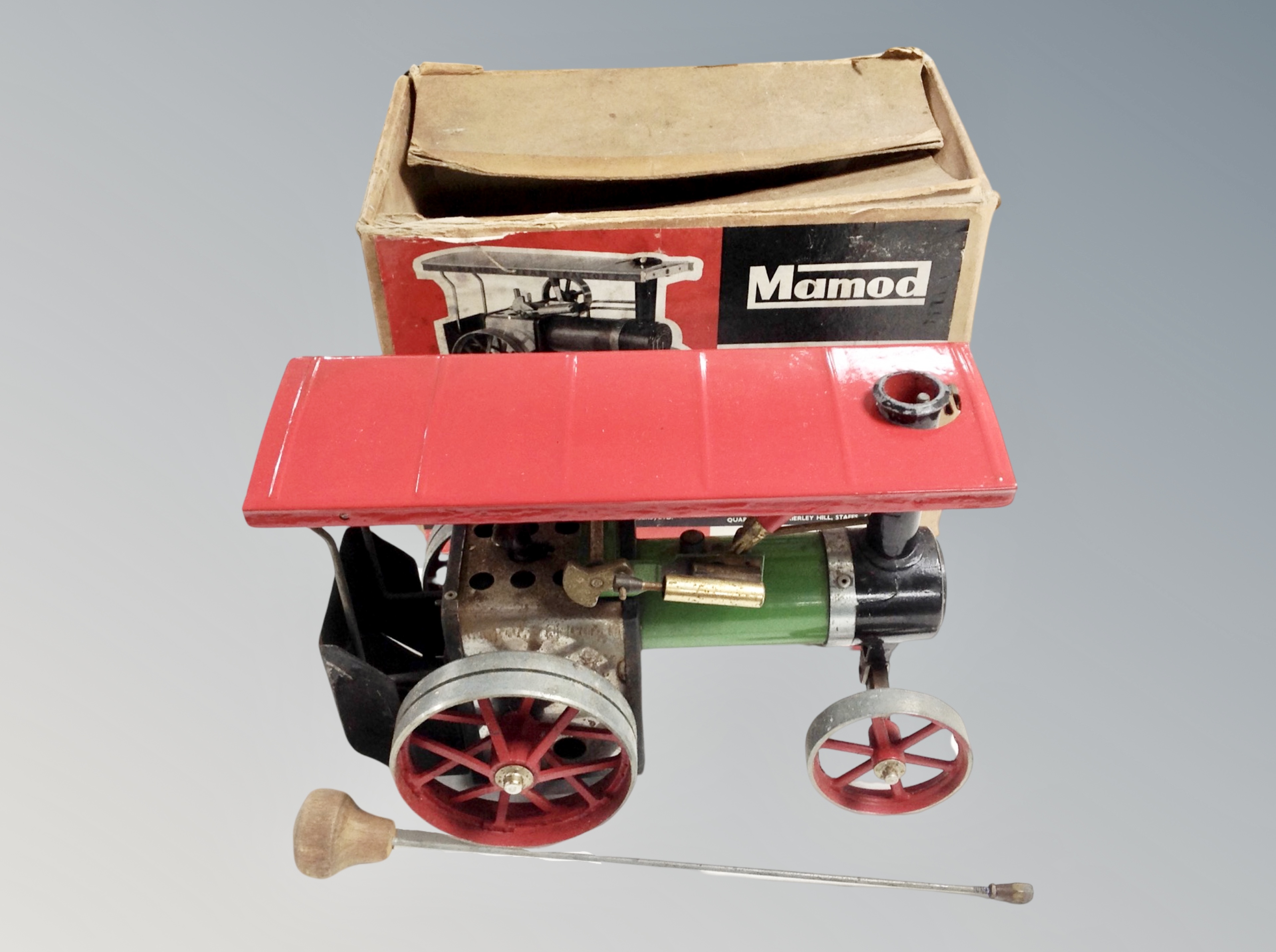 A Mamod steam wagon in box