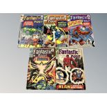 Marvel Comics : Fantastic Four issues 39, 40, 42, 53 and 56,