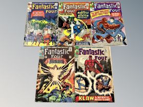 Marvel Comics : Fantastic Four issues 39, 40, 42, 53 and 56,