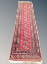 A Tekke runner Afghanistan 313 cm x 79 cm