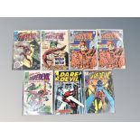 Marvel Comics : Here Comes Daredevil The Man Without Fear, issues 31, 33, 41 (x2), 42, 44 and 48,