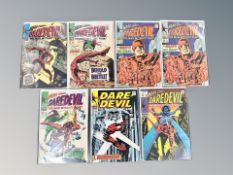 Marvel Comics : Here Comes Daredevil The Man Without Fear, issues 31, 33, 41 (x2), 42, 44 and 48,