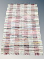 An Eastern flatweave kilim 187 cm x 120 cm