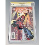 Marvel Comics : The Amazing Spider-Man issue 50, signed by John Romita, CGC signature series 9.