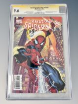 Marvel Comics : The Amazing Spider-Man issue 50, signed by John Romita, CGC signature series 9.