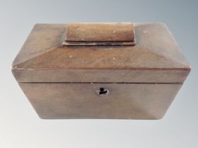 A Victorian tea caddy