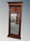 A 19th century framed mirror height 141 cm