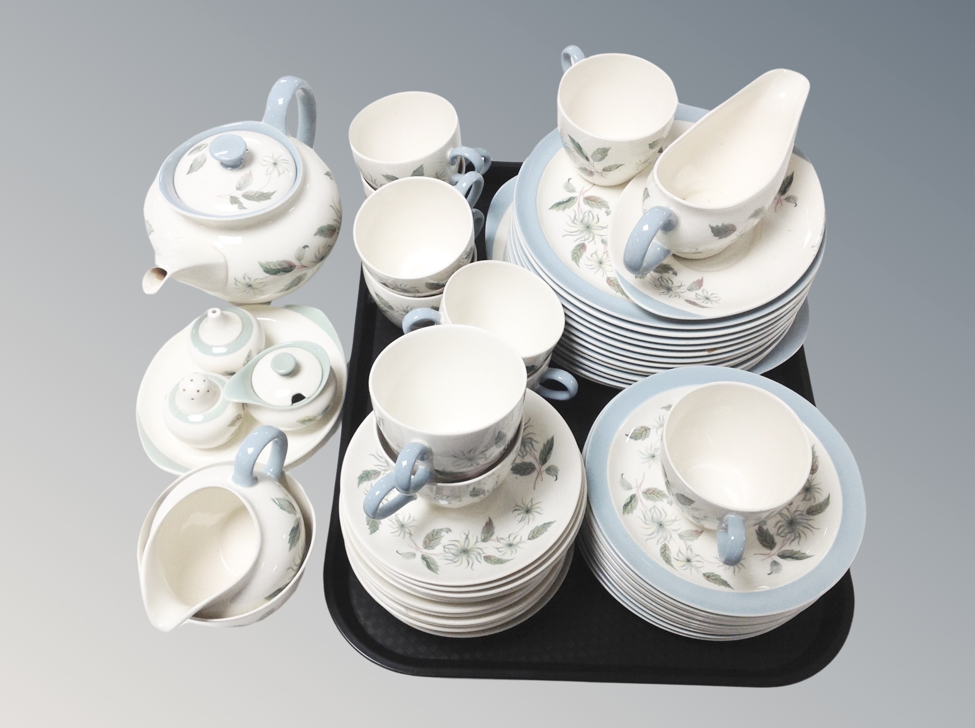 Approximately fifty five pieces of Wedgwood Barlaston Penshurst tea and dinner china