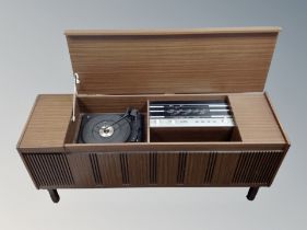 A Columbia stereogram in teak effect cabinet