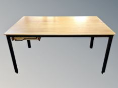 A Scandinavian teak desk,