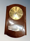 A Continental eight day wall clock