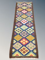 A Maimana kilim runner,