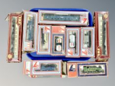 A group of Lima and GMR die cast rolling stock in boxes