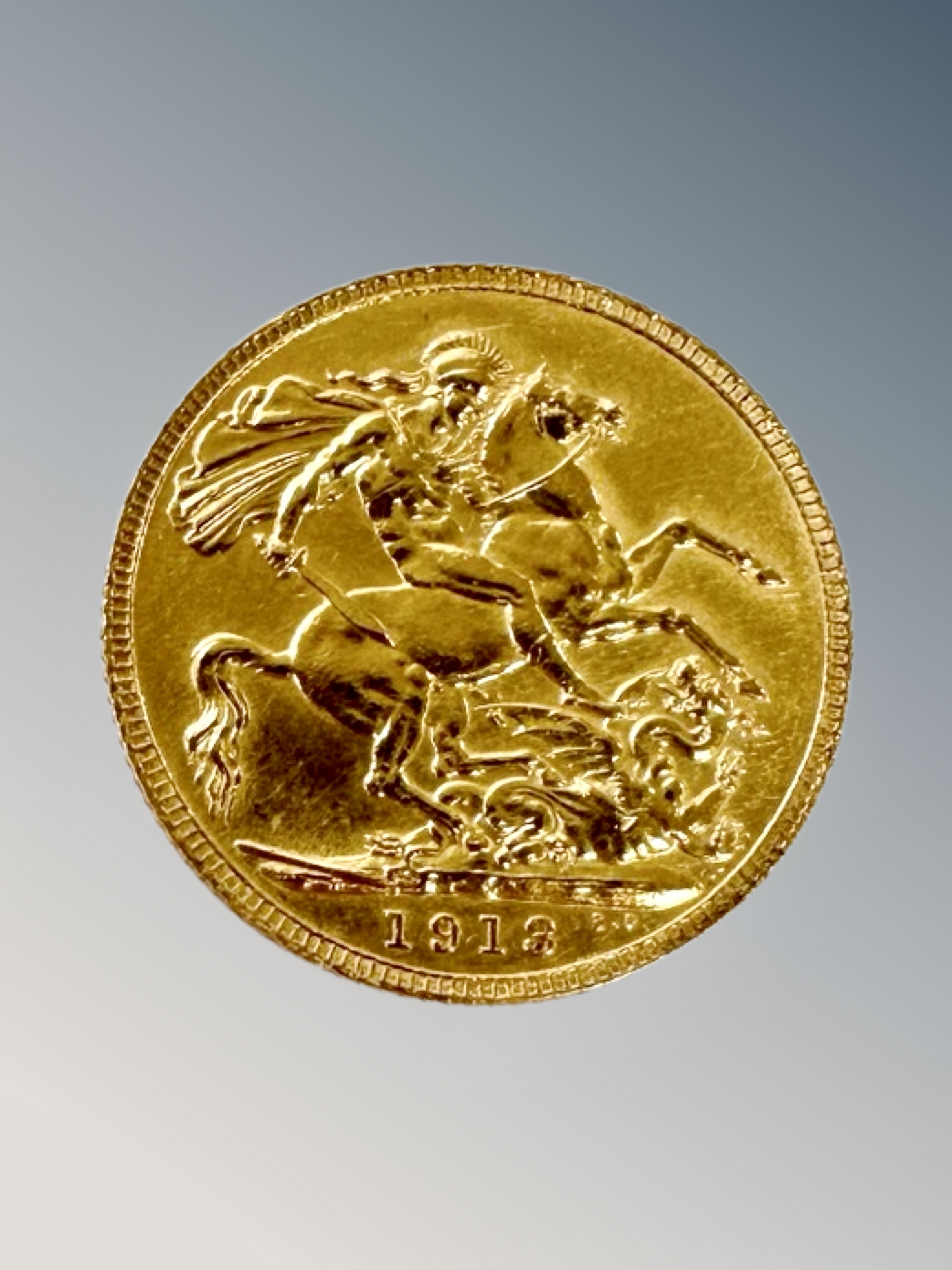 A 1913 George V full gold sovereign - Image 2 of 2