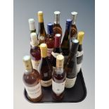 Thirteen bottles of alcohol including Cotes De Bordeaux,