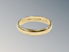 A 9ct yellow gold band ring CONDITION REPORT: 2.