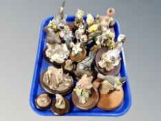 A quantity of bird ornaments including Country Artist's ,