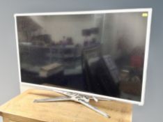 A Samsung 40 inch LCD TV with lead no remote