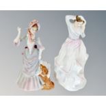 Two Royal Doulton figures - Loyal Friend HN 3358 and Veronica HN 3205