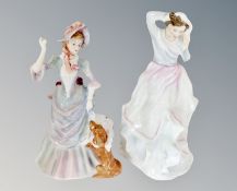 Two Royal Doulton figures - Loyal Friend HN 3358 and Veronica HN 3205