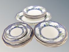 Twenty three Royal Doulton Merryweather plates