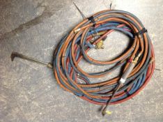 A welding hose with torch