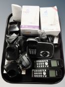 A group of Panasonic telephone handsets,
