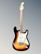A Star Sound Stratocaster style electric guitar