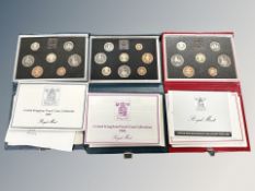 Three Royal Mint coin collections - 1989,
