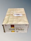 A paper sealed pack of mid century Gold Flake King size cigarettes (10 x 20's)