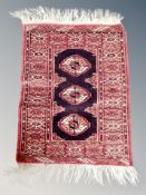 An Afghan Bokhara rug,