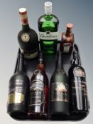 Seven various bottles of alcohol including Taylor's vintage port 1996, Cognac, St.