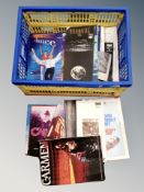 A box of Newcastle theatre programmes