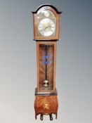 A Kingwood veneered and gilt metal mounted Tempus Fugit longcase clock