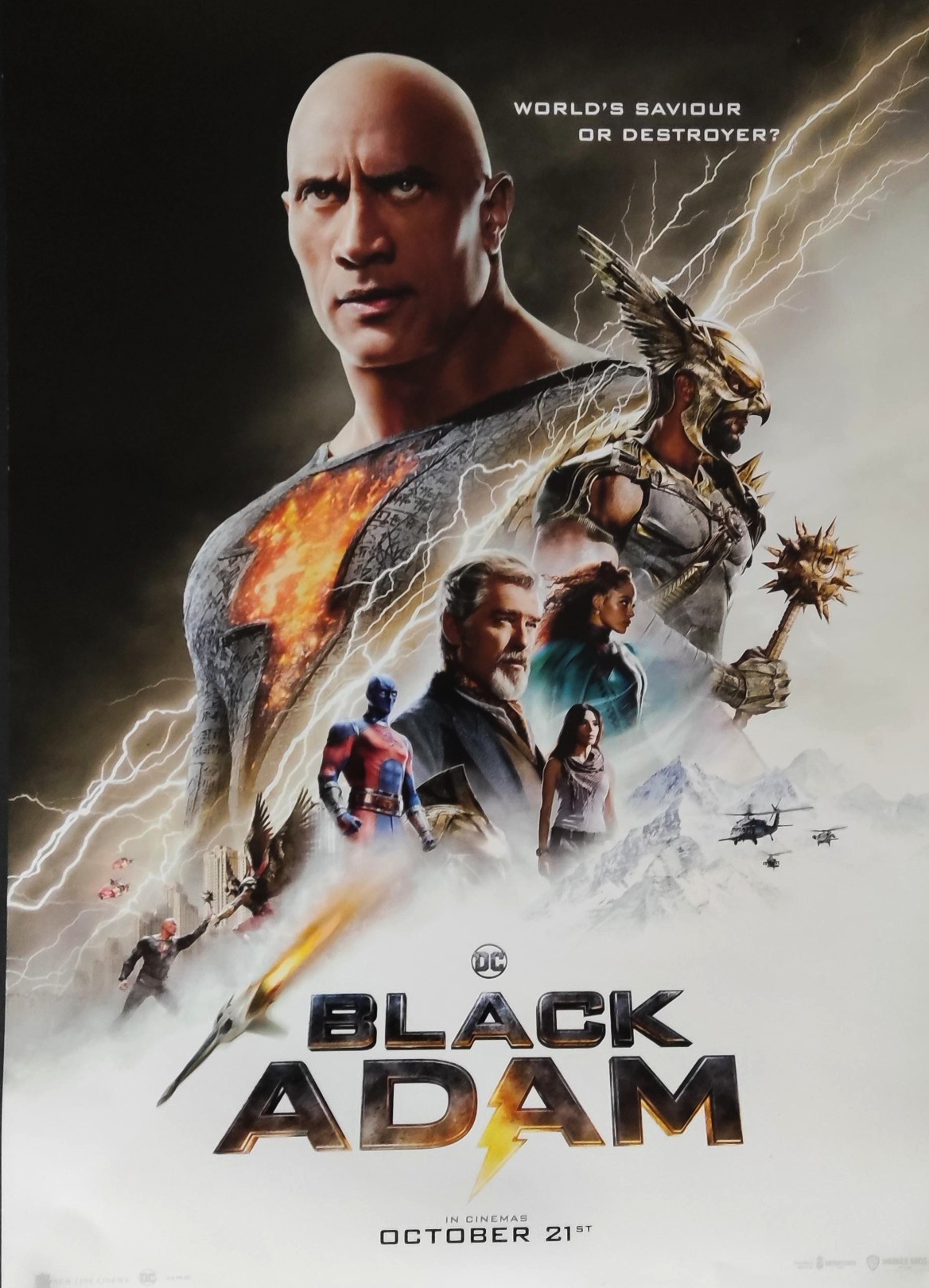 Posters to include Black Adam, Shang-Chi,