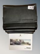 Three Porsche Driver's Manuals/Owner Booklets in Original Black Wallets : Cayenne; Cayenne;