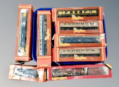 A group of Hornby die cast locomotives,