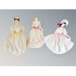 Three Royal Doulton figures - Natalie HN 3173,