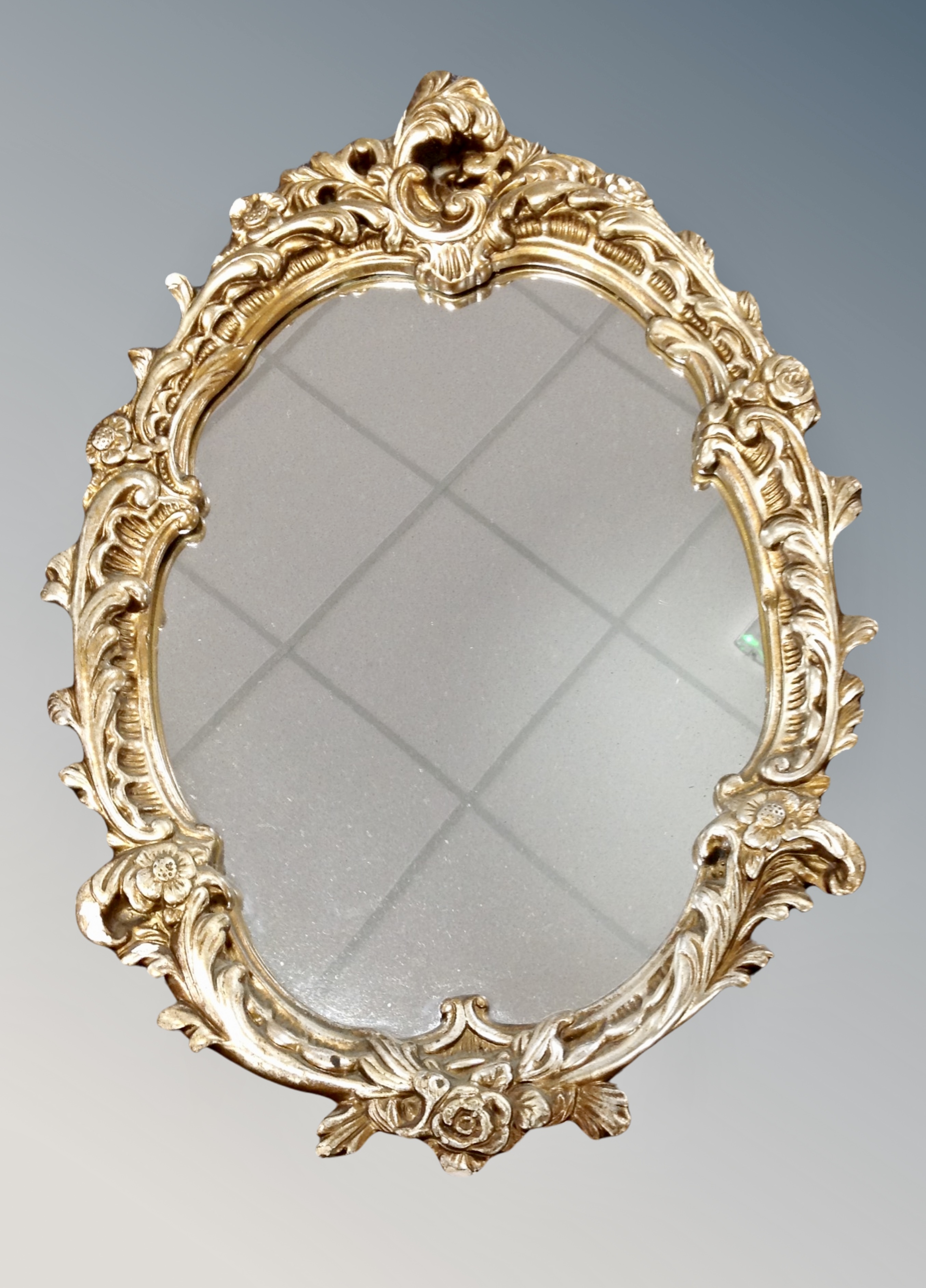 Two contemporary gilt framed mirrors - Image 2 of 2