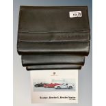 Three Porsche Driver's Manuals/Owner Booklets in Original Black Wallets : Boxster; Boxster,